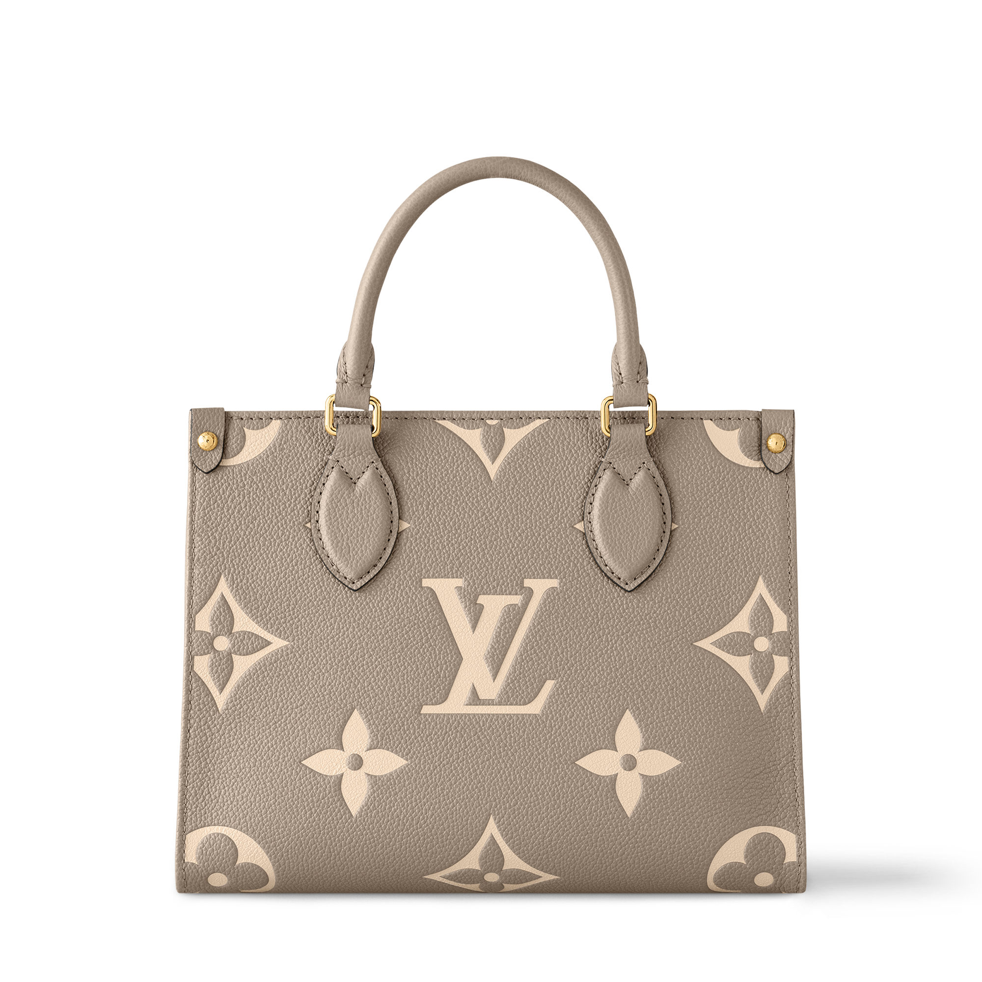 Bolsa OnTheGo MM Couro Monogram Empreinte Bicolor - Presentes para